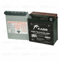 KAGE KGM5Z-3B Мото аккумулятор 5 A/ч, 65 A, (-/+), 120x60x130 мм