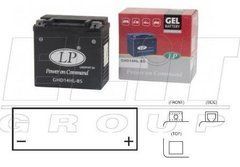 Мотоакумулятор LP GEL MG GHD14HL-BS 12V, 14Ah, д. 149, ш. 87, ст. 144, вага 4,8 кг - гелевий, розроблений для Harley Davidson