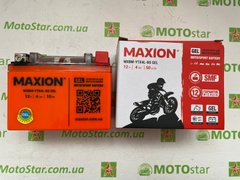 YTX4L-BS MAXION (GEL) Мото акумулятор гелевий, 12V, 4Ah, 113x70x85 мм