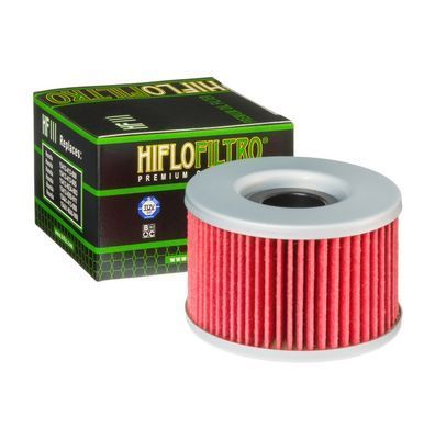 HIFLO HF111 - Фильтр масляный HONDA CB, CBR, CBX, CM, CMX, CX, GL, MUV, PIONEER, TRX, VT, VTR 250-700 1974-2022