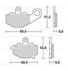 Тормозные колодки BR 775SM1