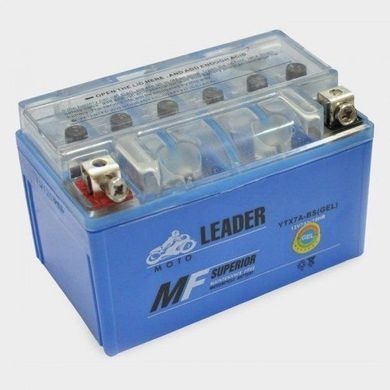 YTX7A-BS Leader 12V 7Ah. Аккумулятор гелевый мото