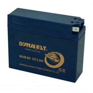 DYNAVOLT MG4B-BS Акумулятор 2,3 А/ч, 30 А, 113х39х86 мм
