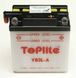 Мотоакумулятор TOPLITE YB3L-A 12V,3Ah,д. 99, ш. 57, в.111, объем 0,25, вес 1,3 кг,без электролита