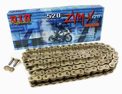 Приводная цепь 520ZVM-X Gold | DID 520ZVM-X G&G - 108ZB