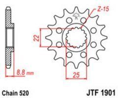 JT JTF1901.11 - Звезда передняя