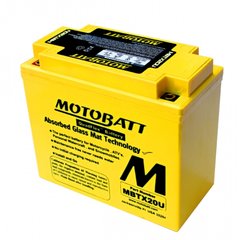 Motobatt MBTX20U Мото акумулятор 21 A/ч, 310 A, (+/-)(-/+), 175x87x155 мм