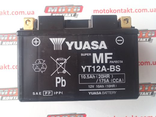 Аккумулятор гелевый YUASA YT12A-BS