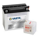 Мотоакумулятор TOPLITE YB16-B 12V, 19Ah, д. 176, ш. 101, в.156, обсяг 1,2, вага 6,3 кг, без електроліту