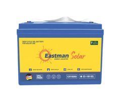 Аккумуляторная батарея EASTMAN ES100 DEEP CYCLE GEL 12V 100Ah T16, 750 cycles, 800A 330x171x220 Blue. 30.5kg Q1/30