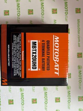 Motobatt MB MBTX20UHD Мото акумулятор 21 A / ч, 310 A, (+/-) (- / +) ,, 175x87x155 мм
