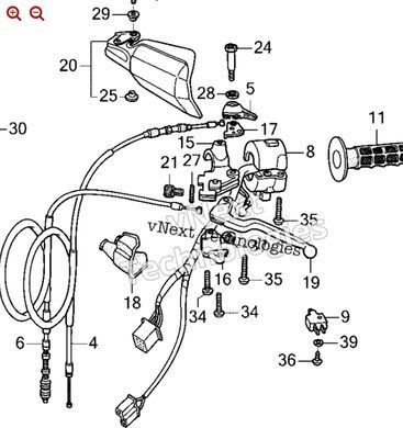 Трос сцепления HONDA XR 600/650 1983-2019 4Ride (22870-MGW-A10)