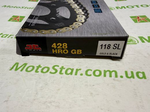 Приводная цепь JT JTC428HROGB118SL HEAVY DUTY O-RING усиленная