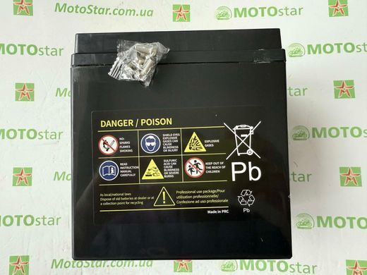 Акумулятор Outdo YB30L-BS (MF) 30Ah/10HR CA*290A (YTX30L-BS) AGM Tech 166x126x175 мм