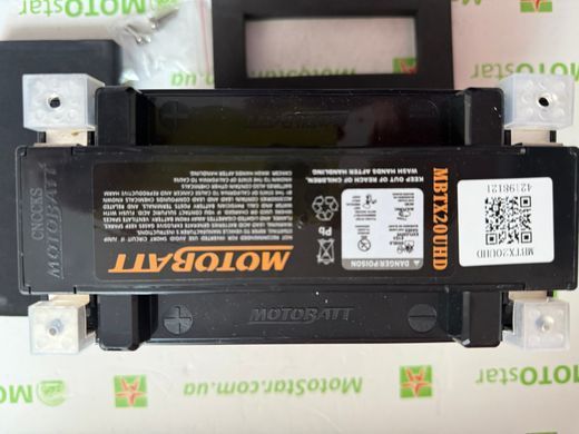 Motobatt MB MBTX20UHD Мото акумулятор 21 A / ч, 310 A, (+/-) (- / +) ,, 175x87x155 мм