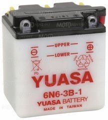 Мотоакумулятор TOPLITE 6N6-3B-1 6V,6Ah,д. 99, ш. 57, в.111, объем 0,3л., вес 1,3 кг,без электролита