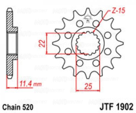 Приводная звезда JT JTF1902.14