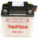 Мотоакумулятор TOPLITE 6N6-3B-1 6V, 6Ah, д. 99, ш. 57, в.111, обсяг 0,3л., Вага 1,3 кг, без електроліту