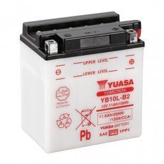 Мотоакумулятор TOPLITE YB10L-B2 12V, 11Ah, д. 136, ш. 91, в.146, обсяг 0,7, вага 4,4 кг, без електроліту