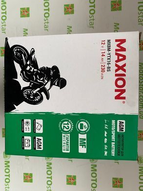 Аккумулятор AGM MXBM-YTX16-BS MAXION 12V, 14Ah, 230А EN