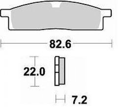 Тормозные колодки BR 705CM44