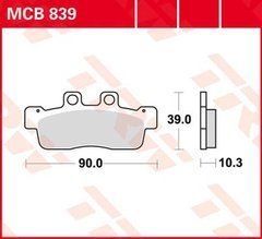 LUCAS MCB839 - Тормозные колодки