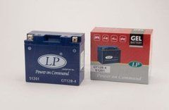Мотоакумулятор LP GEL MG LT12B-4 12V, 10Ah, д. 150, ш. 69, ст. 130, вага 4 кг,