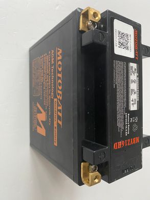 Motobatt MBYZ16HD Мото акумулятор 16,5 A/ч, 240 А, (+/-)(-/+), 151x87x145 мм (YTX14-bs, YTX14L-BS) вес 5кг
