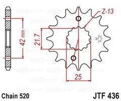 Звезда передняя JT Sprockets JTF436.15