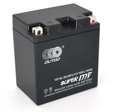 Outdo YB10L-BS MF (FA) Аккумулятор 11 А/ч, 160 А, (-/+), 130х86х145 мм