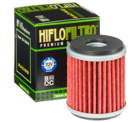 Фильтр масляный HIFLO FILTRO HF140 YAMAHA YZF 250 '09-'20, MT 125 '15-'19, YZF 450 '09-'20, WRF 250/450 09-20, YFZ, YBR, YFM 250 (50)