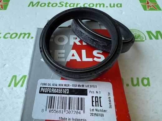 AT P40FORK455123 - Сальник вилки 48X58,1X8,5/10,5 HONDA CRF 250R '10-'15, KAWASAKI KXF 450 '06-'14 (KAYBA 48MM) ARI117