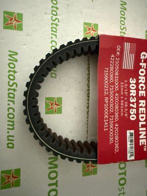 Приводной ремень GATES GAT30R3750 G-Force 33x15,9x981мм (420280360, 420280362, 422280360, 422280364, 715900212, 422280366,&nbsp;715000302, 715900030)