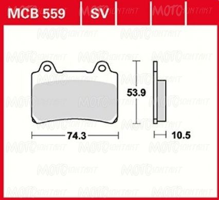 Тормозные колодки LUCAS MCB559SV