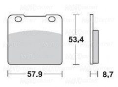 Тормозные колодки BR 680SM1