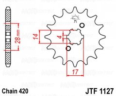 Приводная звезда JT JTF1127.12