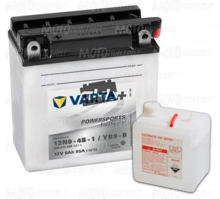 Аккумулятор VARTA 509014008A514 (12N9-4B-1) (YB9-B)