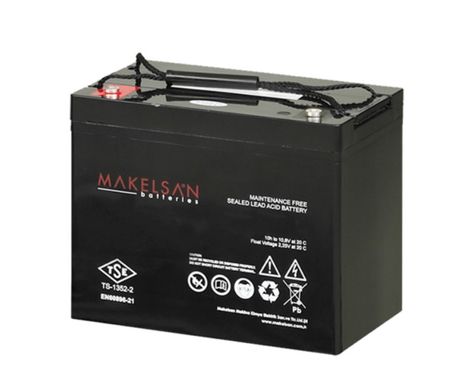 Аккумуляторная батарея AGM MAKELSAN 6-FM-100, Gray Case, 12V 100.0Ah ( 329 x 172 x 218 ) Q1