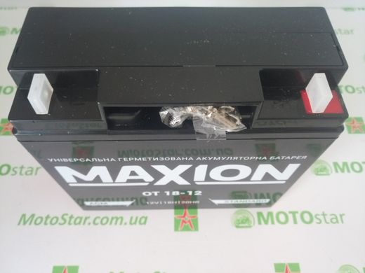 Акумулятор OT MAXION 12-18, 12V, 18Ah , 181x76x167 мм