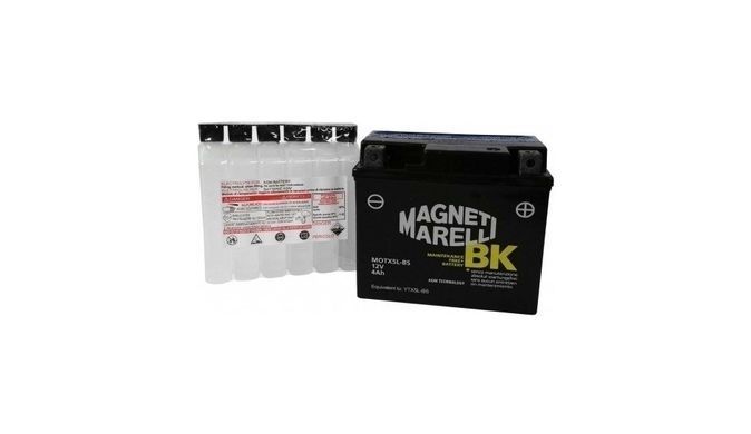 MOTX5L-BS (YTX5L-BS) Magneti Marelli Аккумулятор 4 Ah, 70A, 12V (-/+), 114x71x106 мм