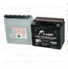 KAGE KGX12-BS Мото аккумулятор 12 A/ч, 150 A, (+/-), 150x87x130 мм