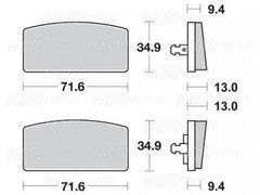 Тормозные колодки LUCAS MCB17