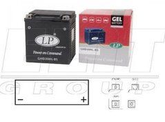 Мотоакумулятор LP GEL MG GHD30H-3 12V, 30Ah, д. 166, ш. 130, ст. 175, вага 9,3 кг - гелевий обсяг, розроблений для Harley Davidson