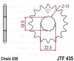 Звезда передняя JT Sprockets JTF435.15