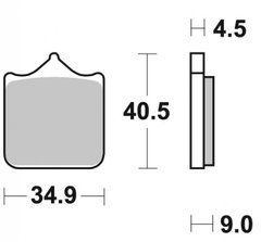 Тормозные колодки BR 947CM55