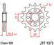 JT JTF1373,17RB - Звезда передняя c демфером HONDA CTX, INTEGRA, NC 700/750 2012-2018