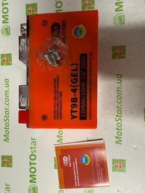 Аккумулятор Outdo YT9B-4 GEL 8Аh/10HR, СА* 185А, (+/-), 150х70х105 мм YT9B-BS