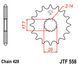 JT JTF558.14 - Звезда передняя DERBI GPR; GILERA SC; KAWASAKI Z; YAMAHA DT, TDR, TZR, XVS, YZ 80-250 1988-2020