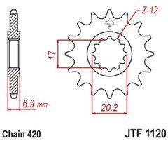 JTF1120,10 Звезда передняя