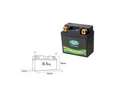 Мотоакумулятор LP Lithium LIFEPO4 LFP01 (ML LFP01) (92X52X90) (25,6 WH) CCA (А/EN) 140 - OEM KTM, HUSQVARNA вес 0,5 кг